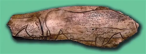 PIN-005-Grabado-en-hueso-o-asta-Caballos-Cueva-del-Pendo-Santander