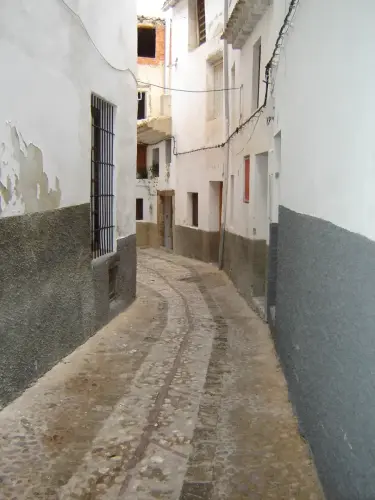 ARQUE.-687-Trazado-urbano-Letur.Siglo-XII