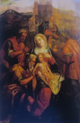 Siglo-XVI-Adoracion-de-los-Reyes-Circulo-de-los-Gomez-Santuario-del-Cristo-de-la-VidaVilla-de-Ves