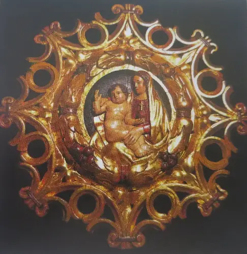 Siglo-XVI-Santa-Maria-Madre-de-Dios-Anonimo-Clave-decorativa-central-del-Santuario-de-la-EncarnacionTobarra