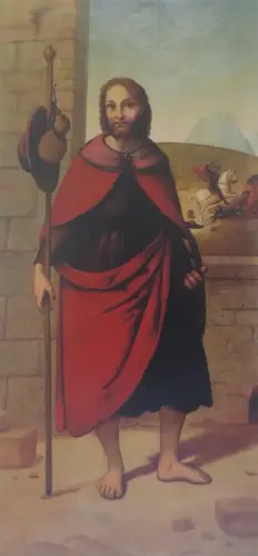 Siglo-XVI-Santiago-Peregrino-Anonimo-Parroquia-de-la-Santisima-TrinidadAlcaraz