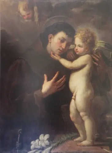 Siglo-XVII-San-Antonio-de-Padua-¿Lucas-Jordan-Napoles-Parroquia-del-SalvadorLa-Roda