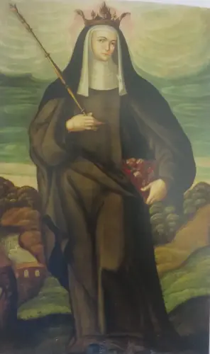 Siglo-XVII-Santa-Isabel-de-Hungria-Anonimo-toledano-Monasterio-de-Franciscanas-de-Santa-Maria-MagdalenaAlcaraz