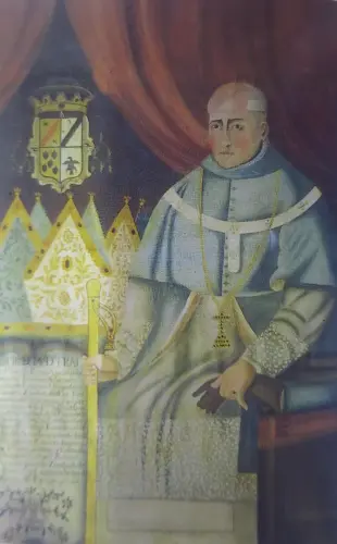 Siglo-XVIII-Don-Diego-Morcillo-Rubio-Arzobispo-de-Lima-y-Virrey-del-Peru-Anonimo-peruano-Santuario-N.S.-de-la-CaridadVillarrobledo