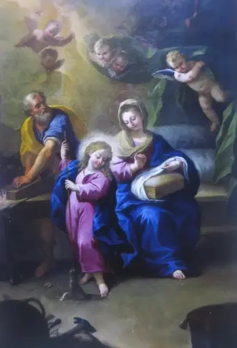 Siglo-XVIII-El-taller-de-San-Jose-Anonimo-madrileno-Monasterio-de-Santa-ClaraVillarrobledo