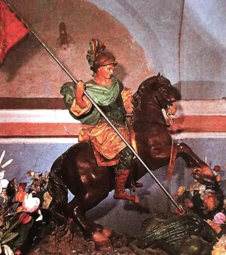 Siglo-XVIII-San-Jorge-Francisco-Salzillo-Parroquia-de-San-JorgeGolosalvo